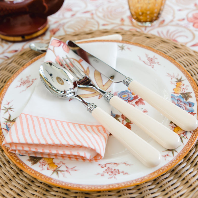 Helios 4 piece cutlery set ~ Ivory - The Jungle Emporium