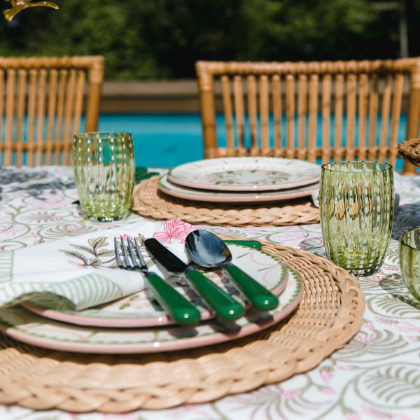 Helios 4 piece cutlery set ~ Olive