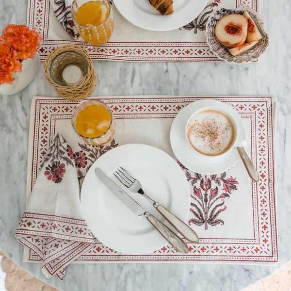 Omega 4 piece cutlery set ~ Pearl