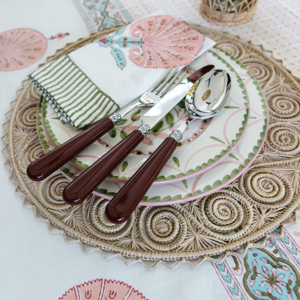 Helios 4 piece cutlery set ~ Cherry