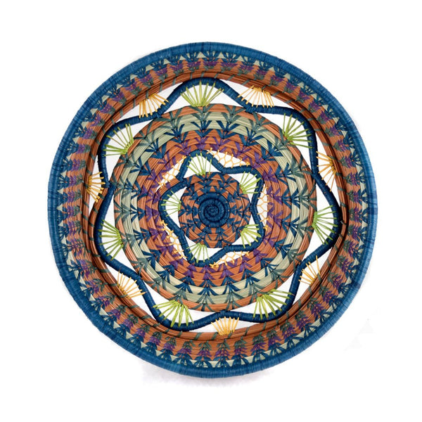 The Almika basket is handcrafted by artisans in the Guatemalan Highlands using ancient techniques.