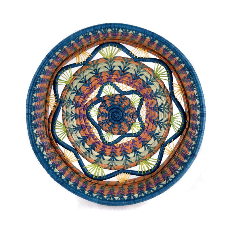 The Almika basket is handcrafted by artisans in the Guatemalan Highlands using ancient techniques.
