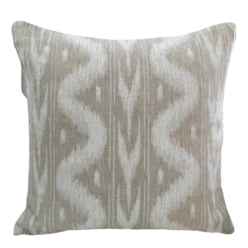 Batavia Ikat linen cushion cover ~ various colours