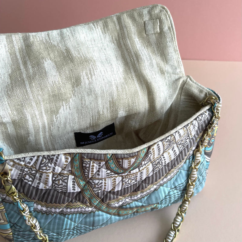 The Confetti Bag ~ Vintage Hermès Carré ‘Cent Plis Des Miao’