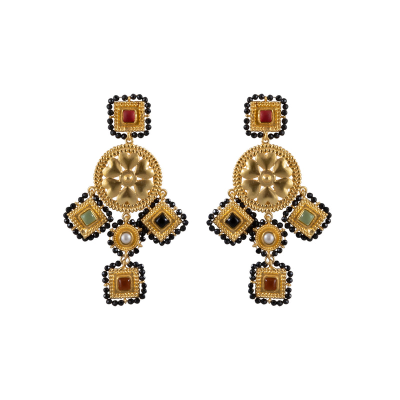 Hera chandelier earrings - The Jungle Emporium