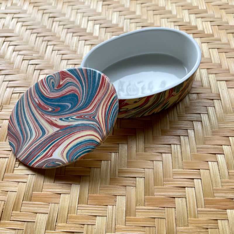 Hand marbled Jewellery Box ~ Various designs