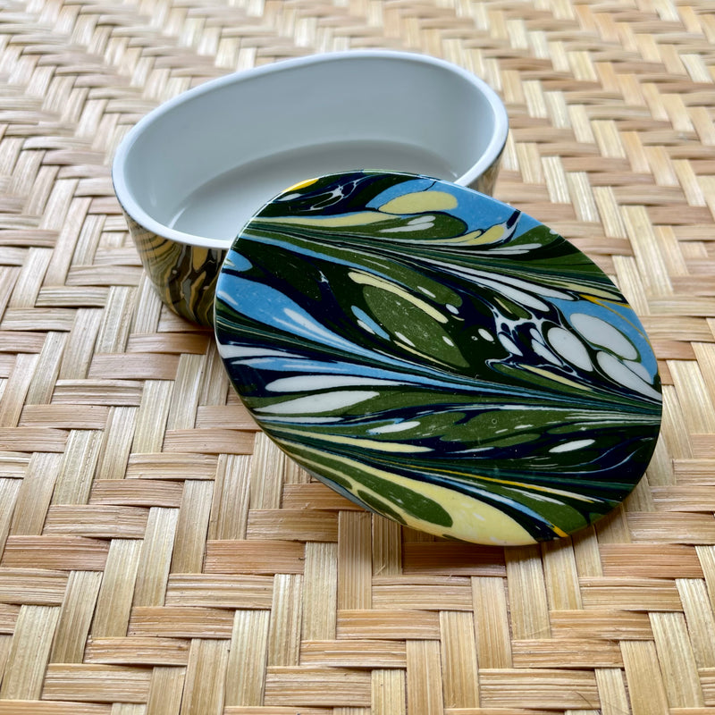 Hand marbled Jewellery Box ~ Various designs