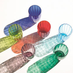 Handblown Perle Glasses (Various Colours)