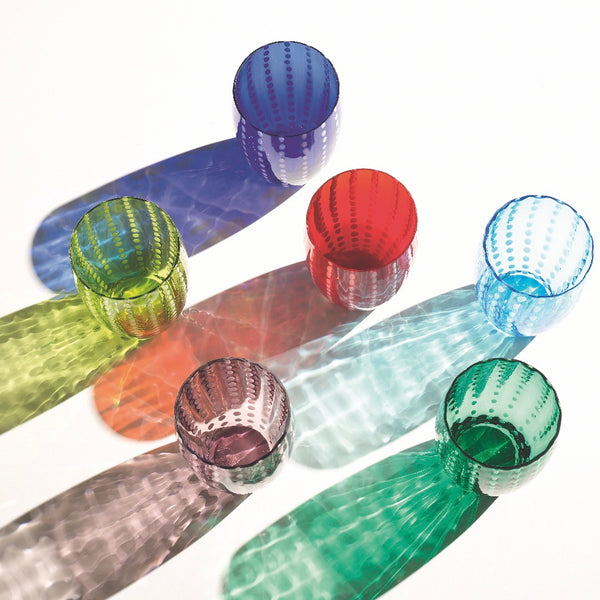 Handblown Perle Glasses (Various Colours)