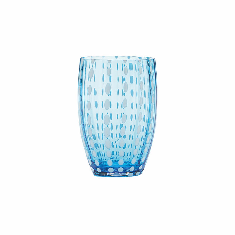 Handblown Perle Glasses (Various Colours) - The Jungle Emporium