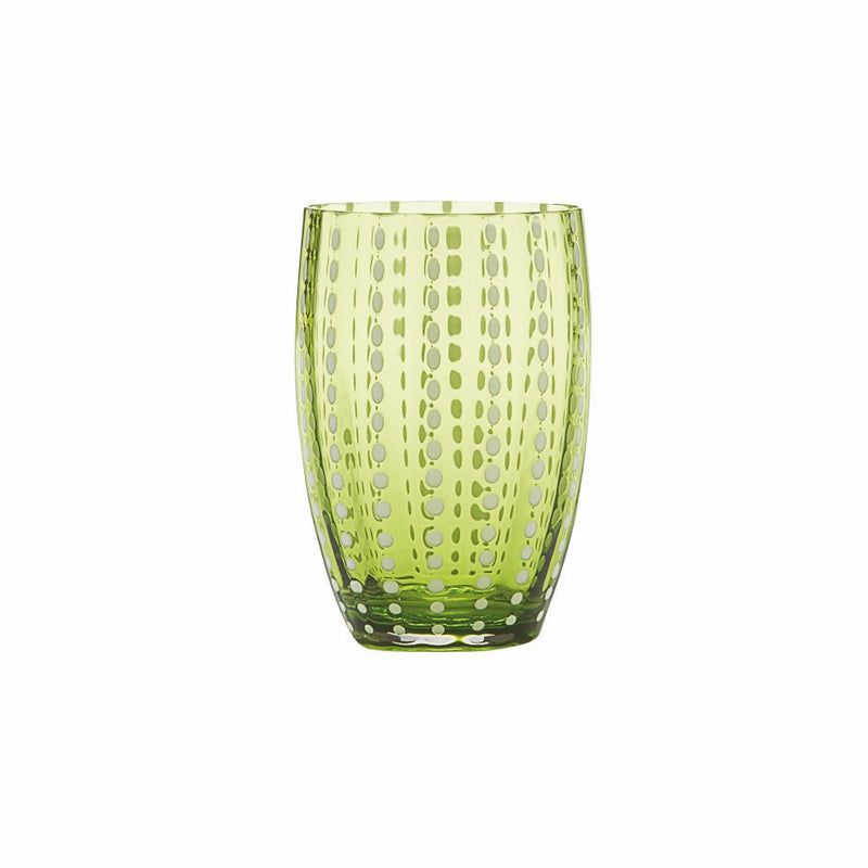 Handblown Perle Glasses (Various Colours) - The Jungle Emporium