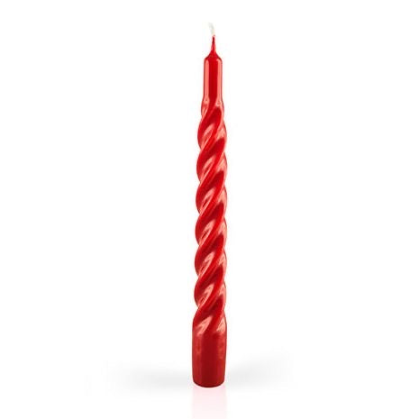 Lacquered Twisted Candles