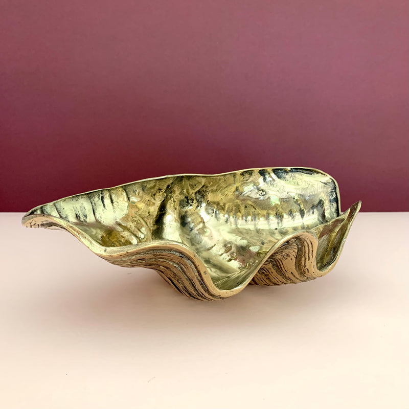 Brass Clam Shell Bowl ~ various sizes - The Jungle Emporium