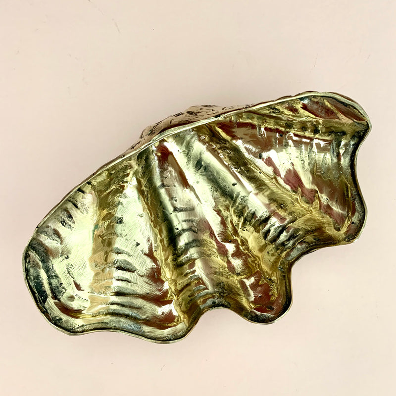 Brass Clam Shell Bowl ~ various sizes - The Jungle Emporium