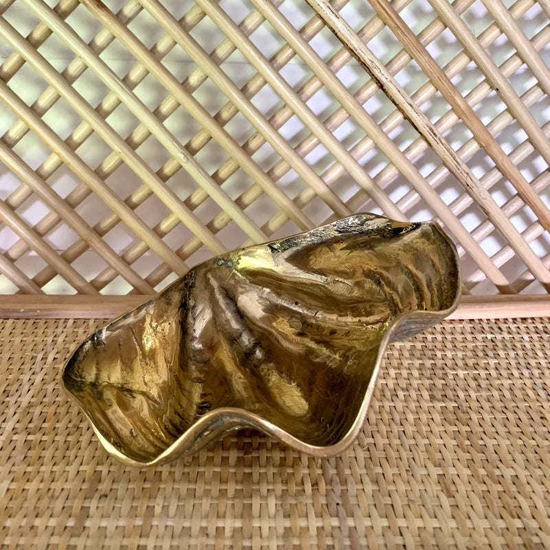 Brass Clam Shell Bowl ~ various sizes